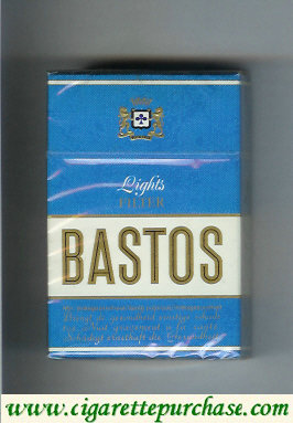 Bastos Lights Filter cigarettes hard box